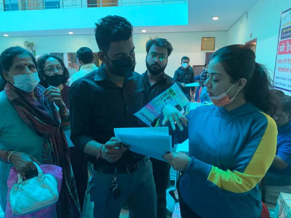 Free Health Checkup Camp held on Feb 27th, 2022 at Bharat Vikas Parishad Bhawan, BD Block, Pitampura