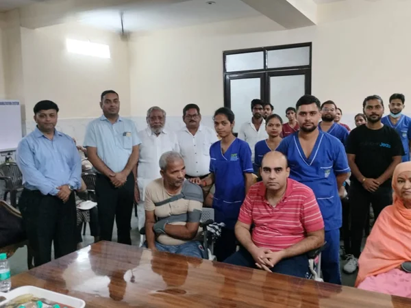 Free health checkup camp at sukhbir nagar center on Sept 16 2023