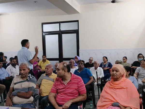 Free health checkup camp at sukhbir nagar center on Sept 16 2023
